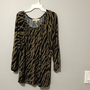 Michael kors 3/4 sleeve blouse sz medium